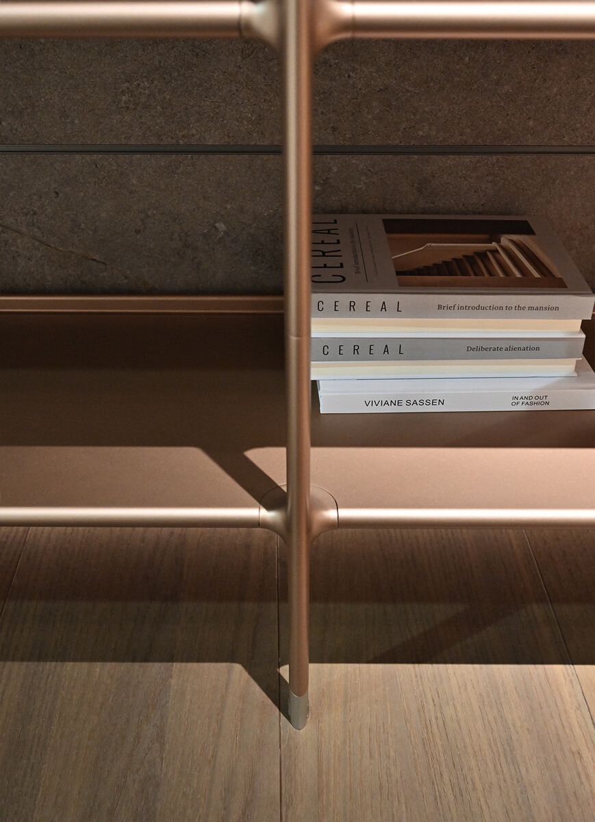 Italian Bookshelves Angolo Legno K3 L-2