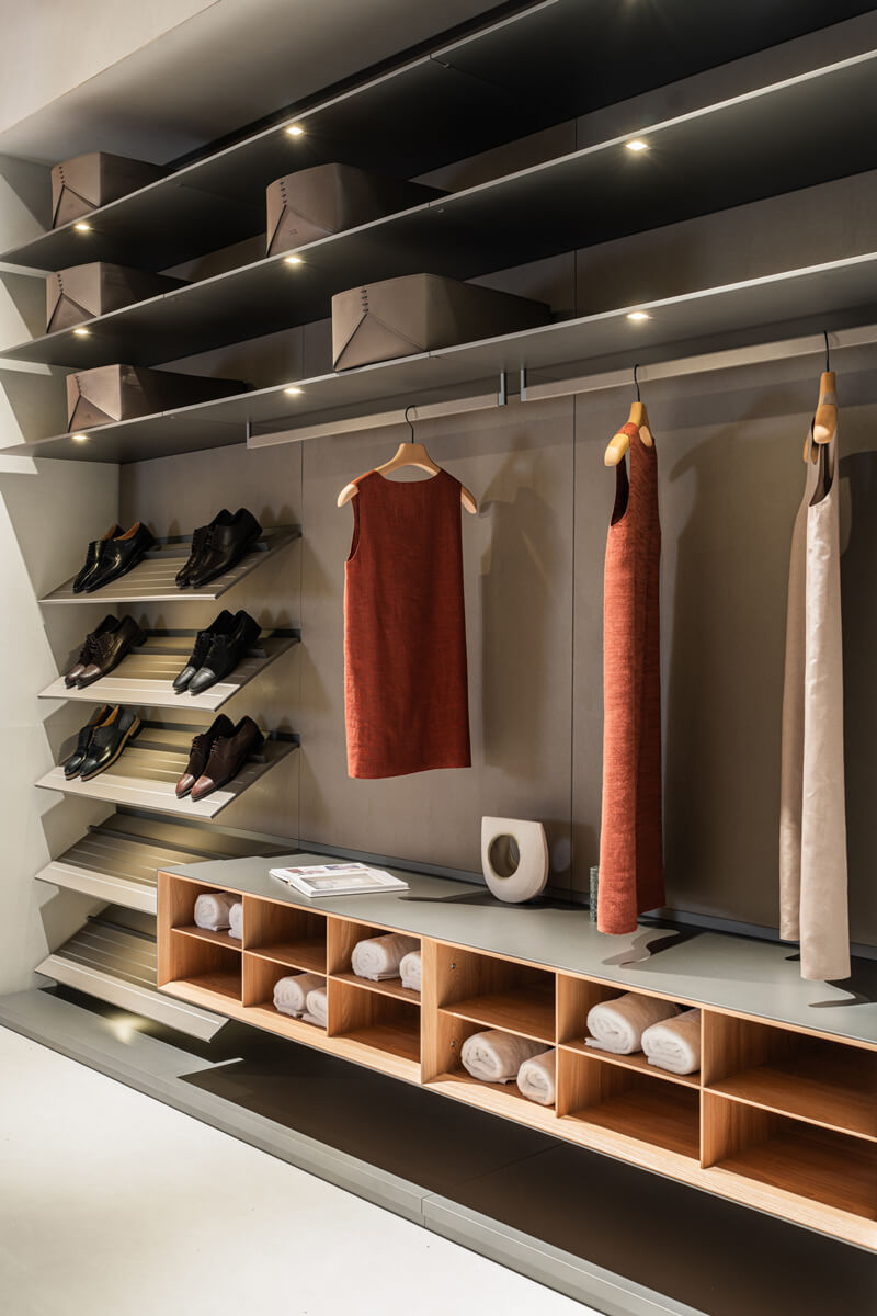 Italian Walk-In Closet Cabine Armadio Retro Z1