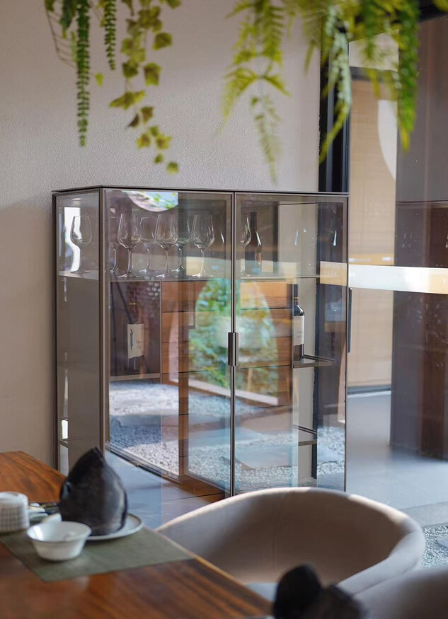 italian glass cabinet Vetro-C1-1-1