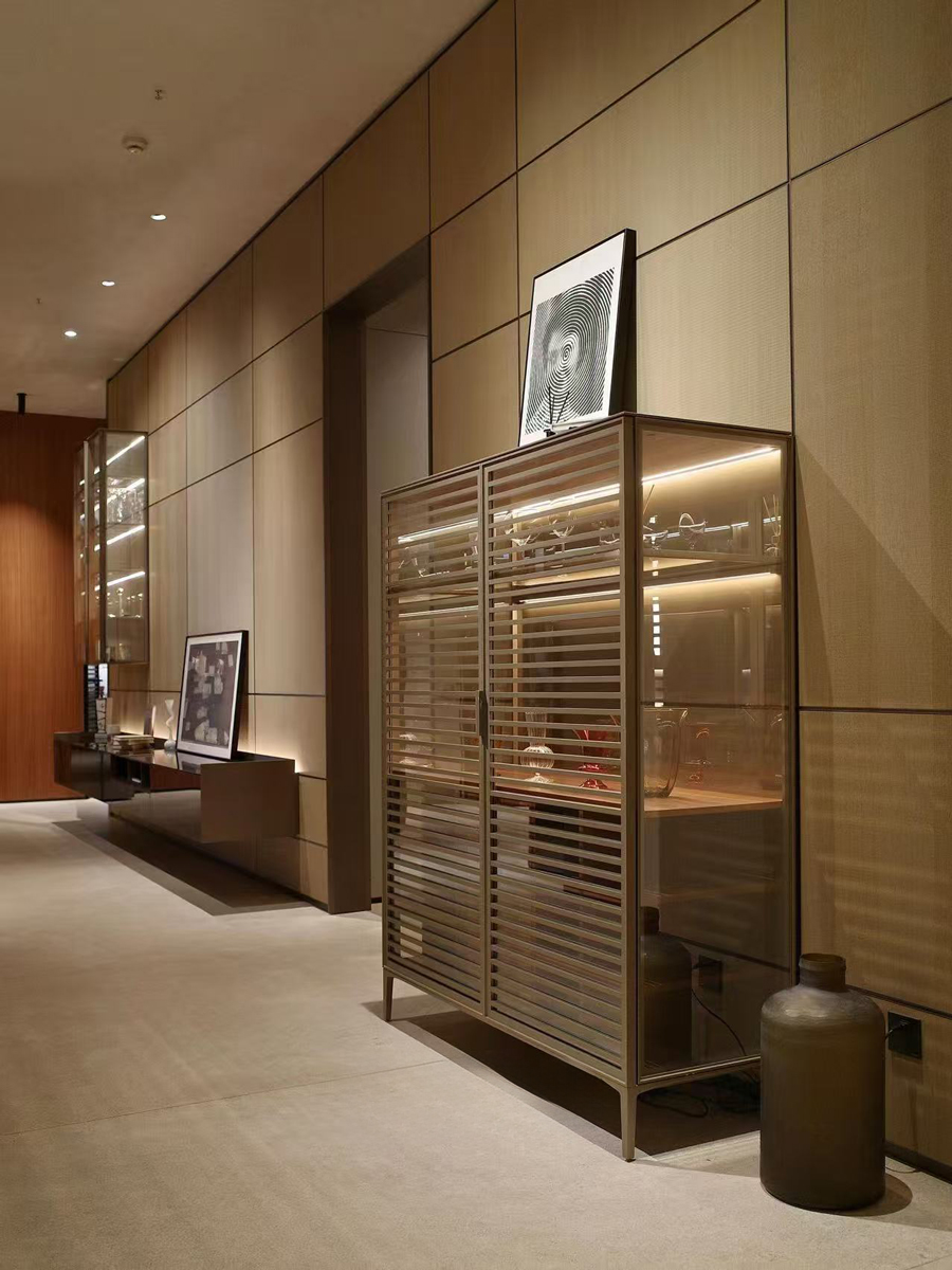 italian glass cabinet Stile C2